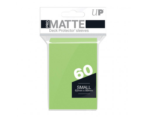 UP - Small sleeves - Pro-Matte - Lime Green (60 Sleeves)