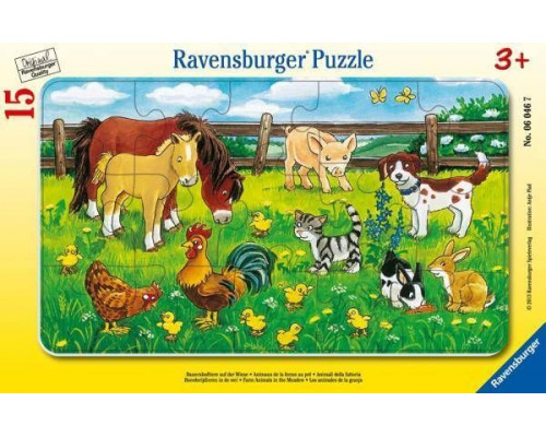 Ravensburger Puzzle 15 Zwierzęta domowe
