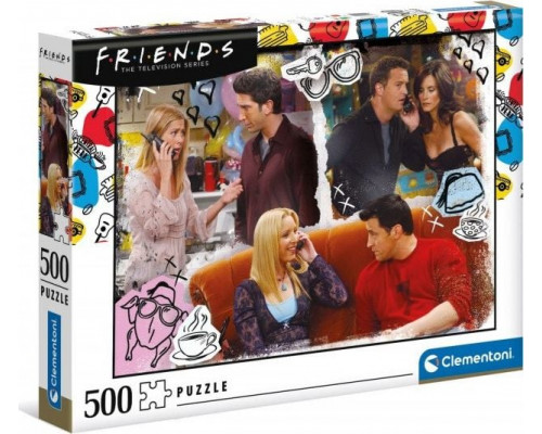 Clementoni Puzzle Friends. Przyjaciele 500 el.