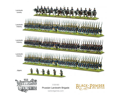 Black Powder Epic Battles - Waterloo: Prussian Landwehr Brigade