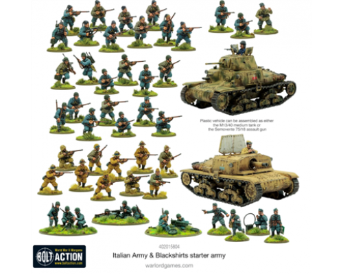 Bolt Action - Italian Army & Blackshirts Starter Army - EN