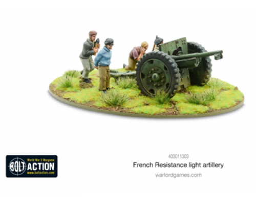 Bolt Action - French Resistance Light Artillery - EN