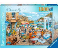 Ravensburger Puzzle 2D 1000 elementów Życie rybaka