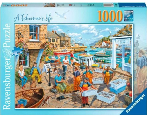 Ravensburger Puzzle 2D 1000 elementów Życie rybaka