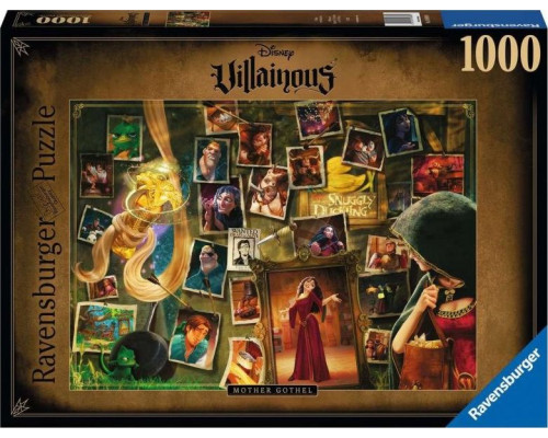 Ravensburger Puzzle 2D 1000 elementów Villainous. Matka Gertruda