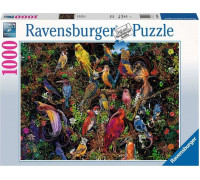 Ravensburger Puzzle 2D 1000 elementów Sztuka ptaków