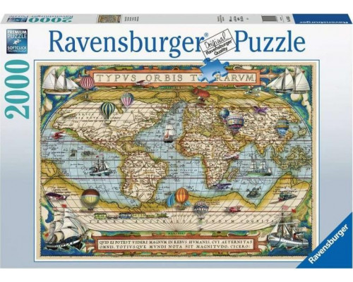 Ravensburger Puzzle 2000 elementów Dokoła świata