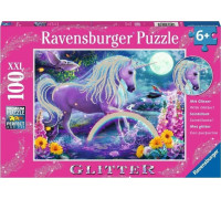 Ravensburger Puzzle 300el Brokatowy jednorożec 129805 RAVENSBURGER