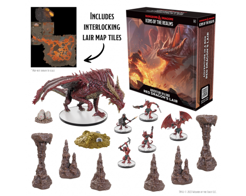 D&D Icons of the Realms: Adventure in a Box - Red Dragon's Lair - EN