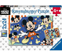 Ravensburger Puzzle dla dzieci 2x24 Myszka Miki