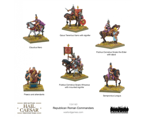 Hail Caesar Epic Battles: Republican Roman Commanders - EN