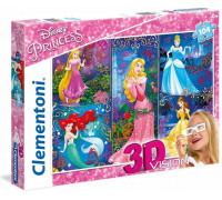 Clementoni Puzzle 104 Elementy Księżniczki Disneya