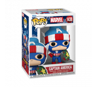 Funko POP! Marvel: Holiday S4 – Capt. America with wreath shield