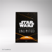 Gamegenic - Star Wars: Unlimited Art Sleeves - Card Back Orange