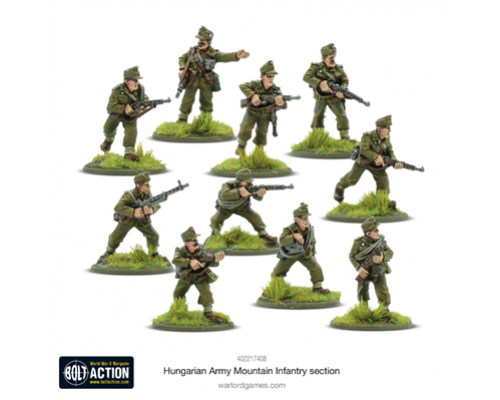 Bolt Action - Hungarian Army Mountain Infantry Section - EN