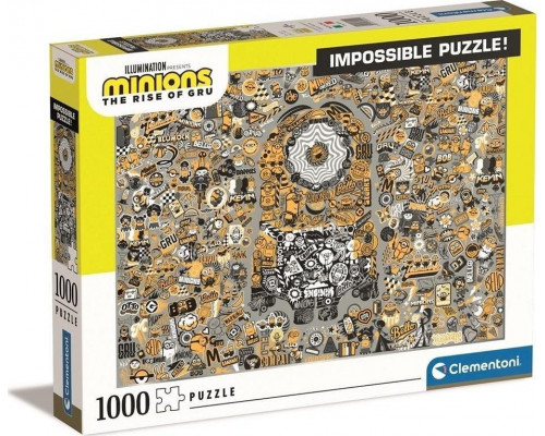 Clementoni Puzzle 1000 Impossible Minionki 2