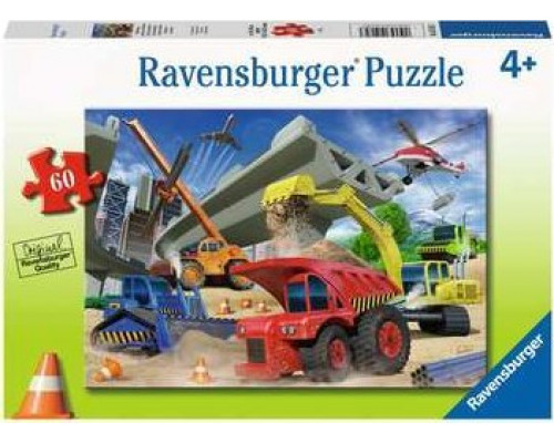 Ravensburger Puzzle 60el Maszyny budowlane 051823 Ravensburger