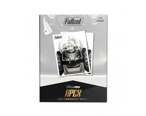 UP - Brotherhood of Steel 105ct Apex Deck Protector Sleeves for Bethesda - Fallout
