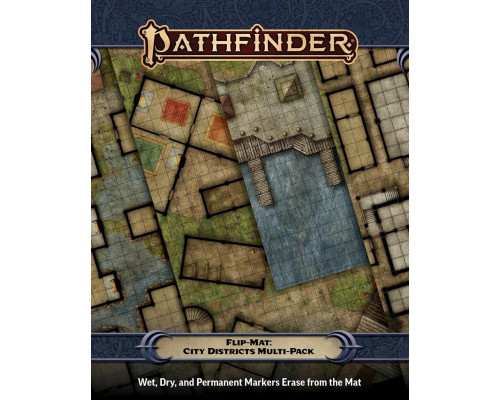 Pathfinder Flip-Mat: City Districts Multi-Pack - EN