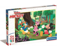 Clementoni CLE puzzle 104 maxi SuperKolor Mickey_Frien..23772