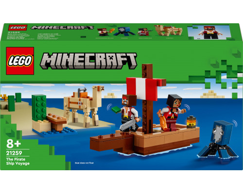 LEGO Minecraft Rejs statkiem pirackim (21259)