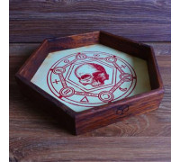Dice Macabre Wooden Dice Tray