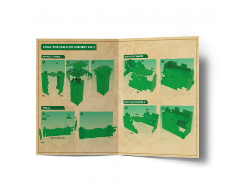 Warcrow: Assail Borderlands Scenery Pack - EN