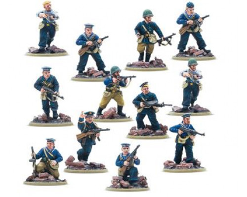 Bolt Action Soviet Naval Brigade Veteran Squad