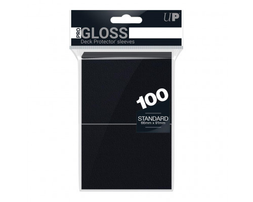 UP - Standard Sleeves - Black (100 Sleeves)