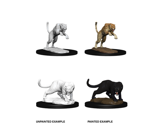 D&D Nolzur's Marvelous Miniatures: Panther & Leopard