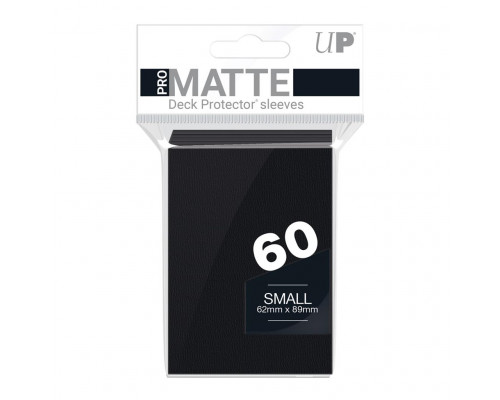 UP - Small Sleeves - Pro-Matte - Black (60 Sleeves)