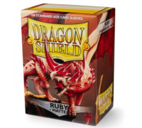 Dragon Shield Matte Sleeves - Ruby (100 Sleeves)