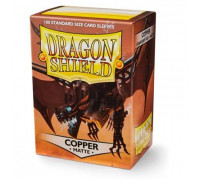 Dragon Shield Standard Matte Sleeves - Copper 'Draco Primus' (100 Sleeves)