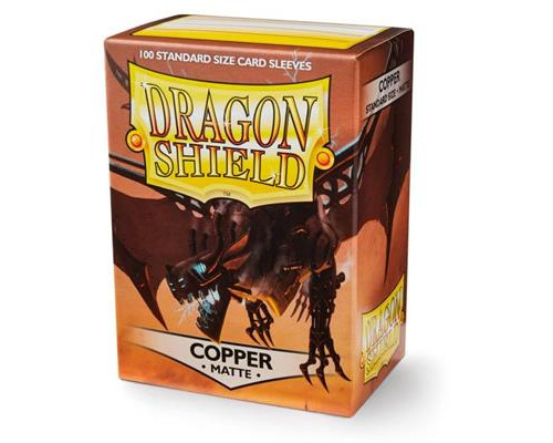 Dragon Shield Standard Matte Sleeves - Copper 'Draco Primus' (100 Sleeves)