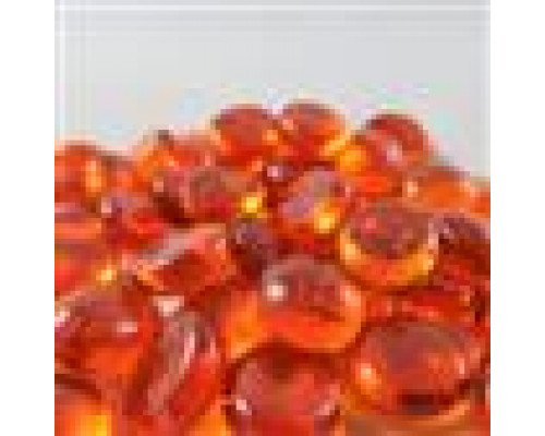 Chessex Gaming Glass Stones in Tube - Orange (40)