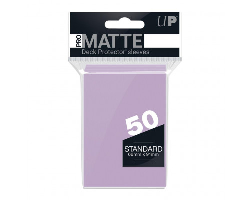 UP - Standard Sleeves - Pro-Matte - Non Glare - Lilac (50 Sleeves)