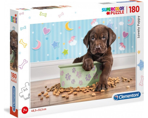 Clementoni Puzzle 180 elementów Lovely Puppy