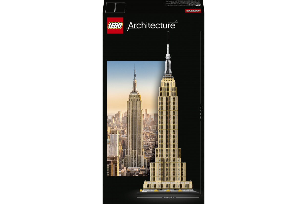 Integrere Lokomotiv Vært for LEGO Architecture Empire State Building (21046)