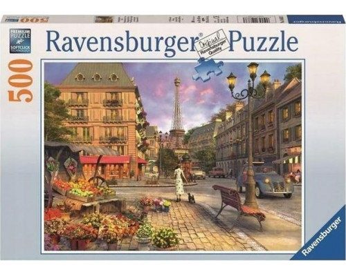Ravensburger Puzzle 500 Wieczorny spacer po Paryżu