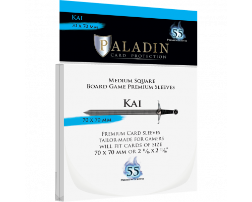 Paladin Sleeves - Kai Premium Square 70x70mm (55 Sleeves)