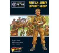 Bolt Action - British Army Support Group (HQ, Mortar & MMG) - EN