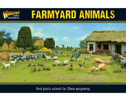 Bolt Action - Scenery Farmyard Animals - EN