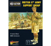 Bolt Action - 8th Army Support Group (HQ, Mortar & MMG) - EN