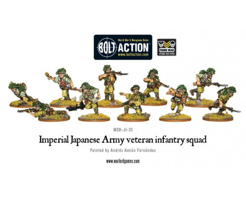 Bolt Action - Imperial Japanese Army veteran infantry squad - EN