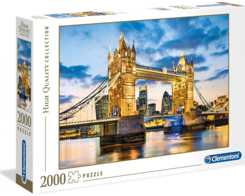 Clementoni Puzzle 2000 elementów HQ Tower Bridge at Dusk