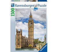 Ravensburger Puzzle 1500 elementów Big Ben z Kotem