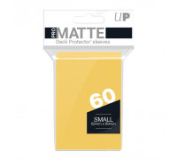 UP - Small Sleeves - Pro-Matte - Yellow (60 Sleeves)