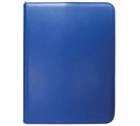 UP - Vivid 9-Pocket Zippered PRO-Binder: Blue