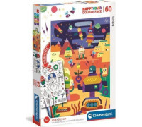 Clementoni Puzzle 60 HappyColor Double Face Robot