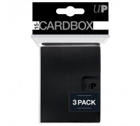 UP - PRO 15+ Card Box 3-pack: Black